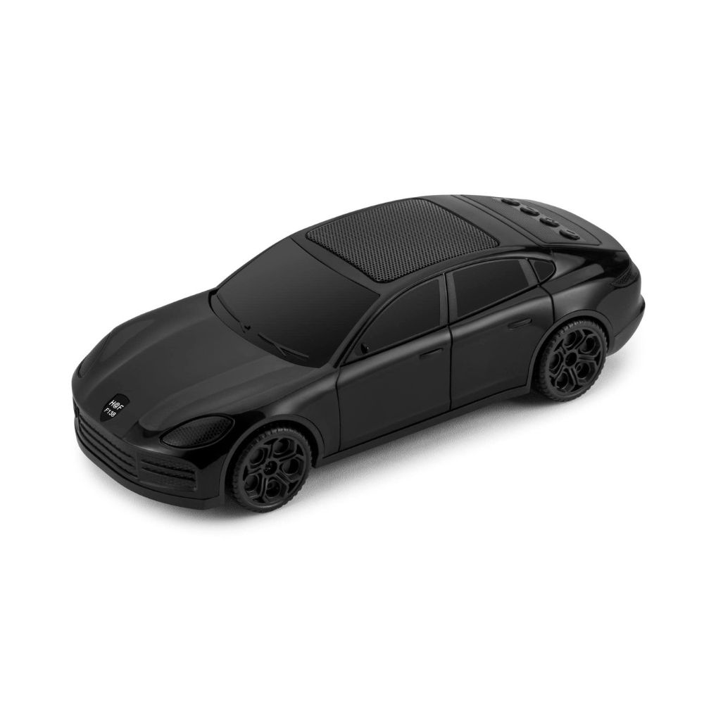 Luxury Portable Bluetooth Speaker Grand Touring Design Wireless Sound System HFF138 - Black