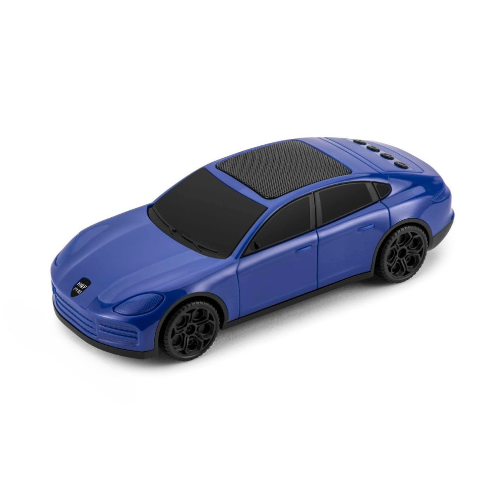 Luxury Portable Bluetooth Speaker Grand Touring Design Wireless Sound System HFF138 - Blue