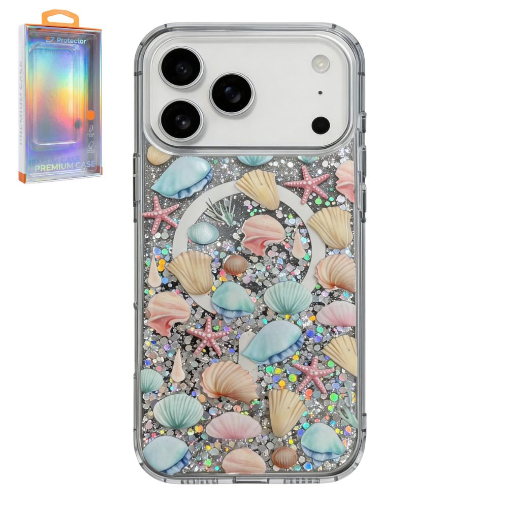 Sea Shell Glitter Case iPhone 17 Pro Max