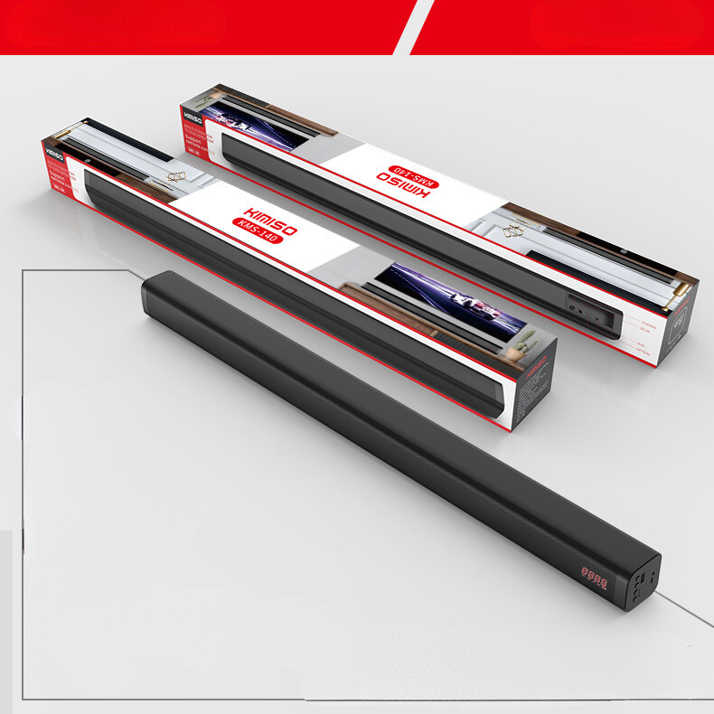 Bluetooth 5.0 Speaker: Bass Stereo Sound, LED Lights, FM Radio, Soundbar for Universal Devices