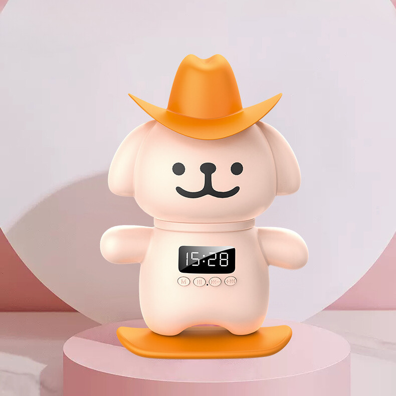 Cute DOG Bluetooth Speaker: Fashionable Wireless Sound for Phones & Devices (Pink)