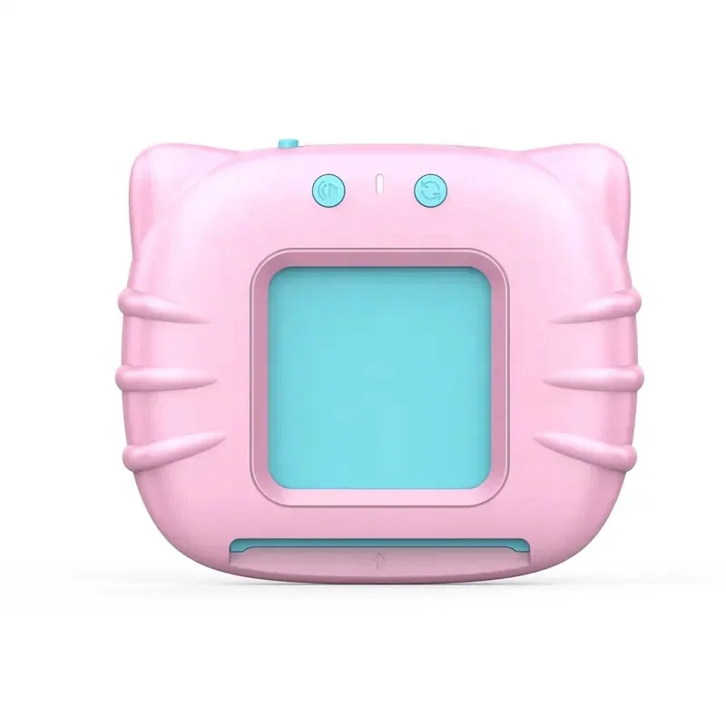Interactive English Flash Cards Reader - Mini Pocket Vocabulary TOY for Kids (Pink)