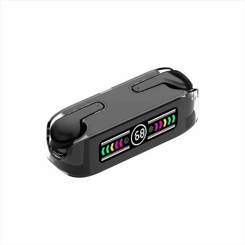 Crystal Clear TWS Earbuds: Premium Sound, Battery Display, UNIVERSAL COMpatibility (Black)