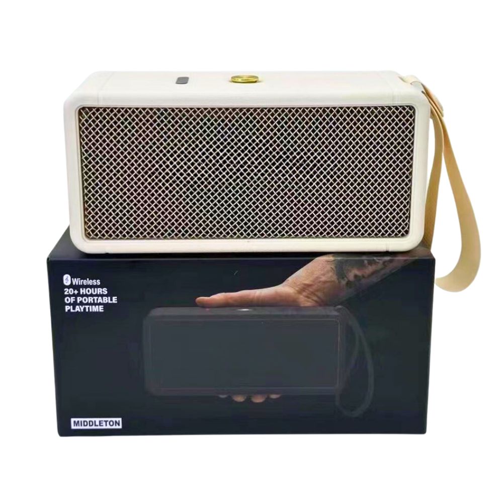 Retro Wooden HiFi Speaker: Portable Audio, Bass Boost, Classic Design for Phones & Bluetooth