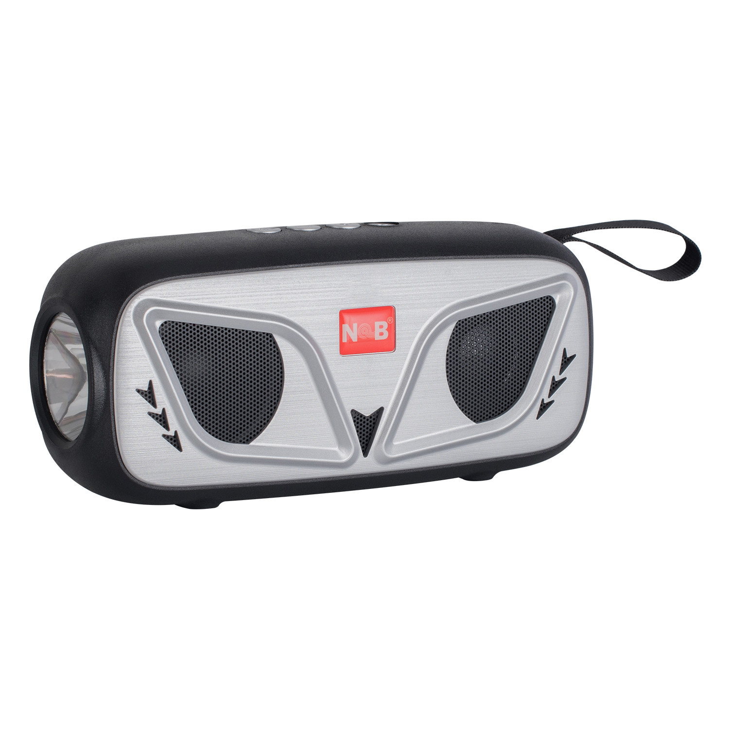 Owl Outdoor Compact Wireless FM Radio Bluetooth Speaker Flashlight, SOLAR Power NB306 for Universal