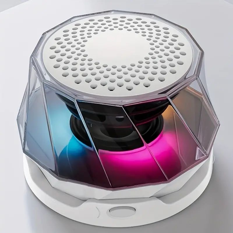 Portable Magnetic MagSafe Bluetooth Speaker with TWS Feature P15 for CELL PHONE - White