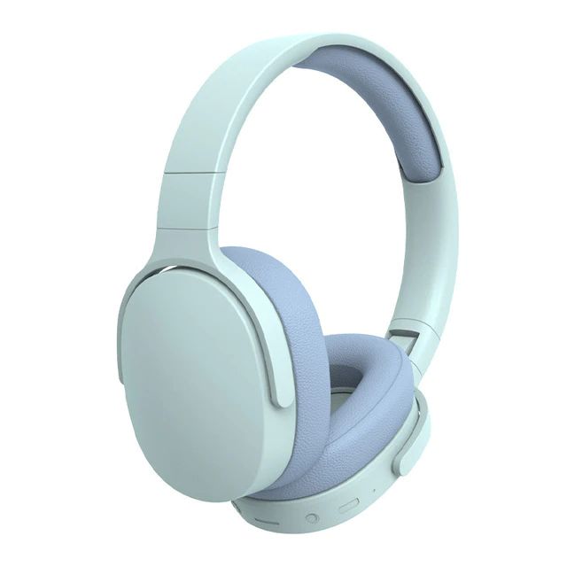 ''Fashion Style Bluetooth Wireless Foldable Headset with Built in Mic, FM Radio P2961 (Blue)''