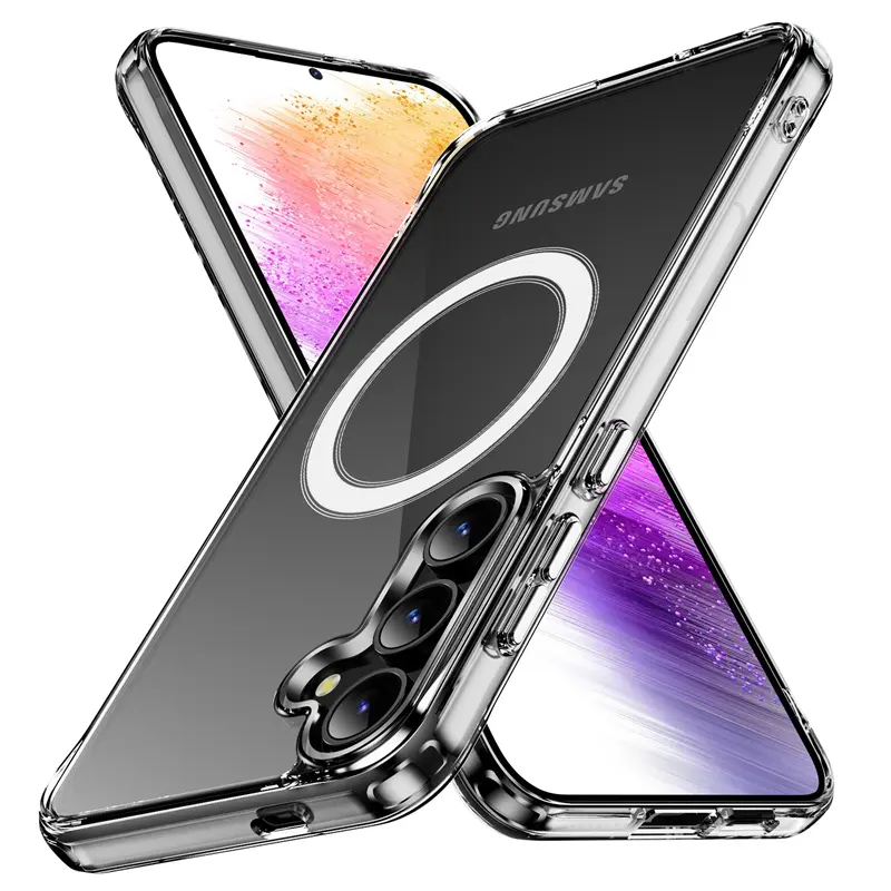 Crystal Clear MAGNETic Case for Samsung Galaxy S24 5G | MagSafe Compatible | Slim Transparent