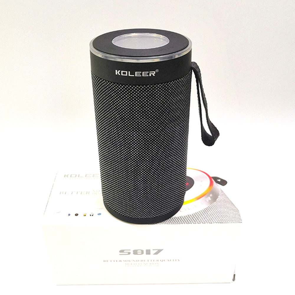 Upgrade Listening Experience with Powerful Wireless Portable SPEAKER S817 (Black)