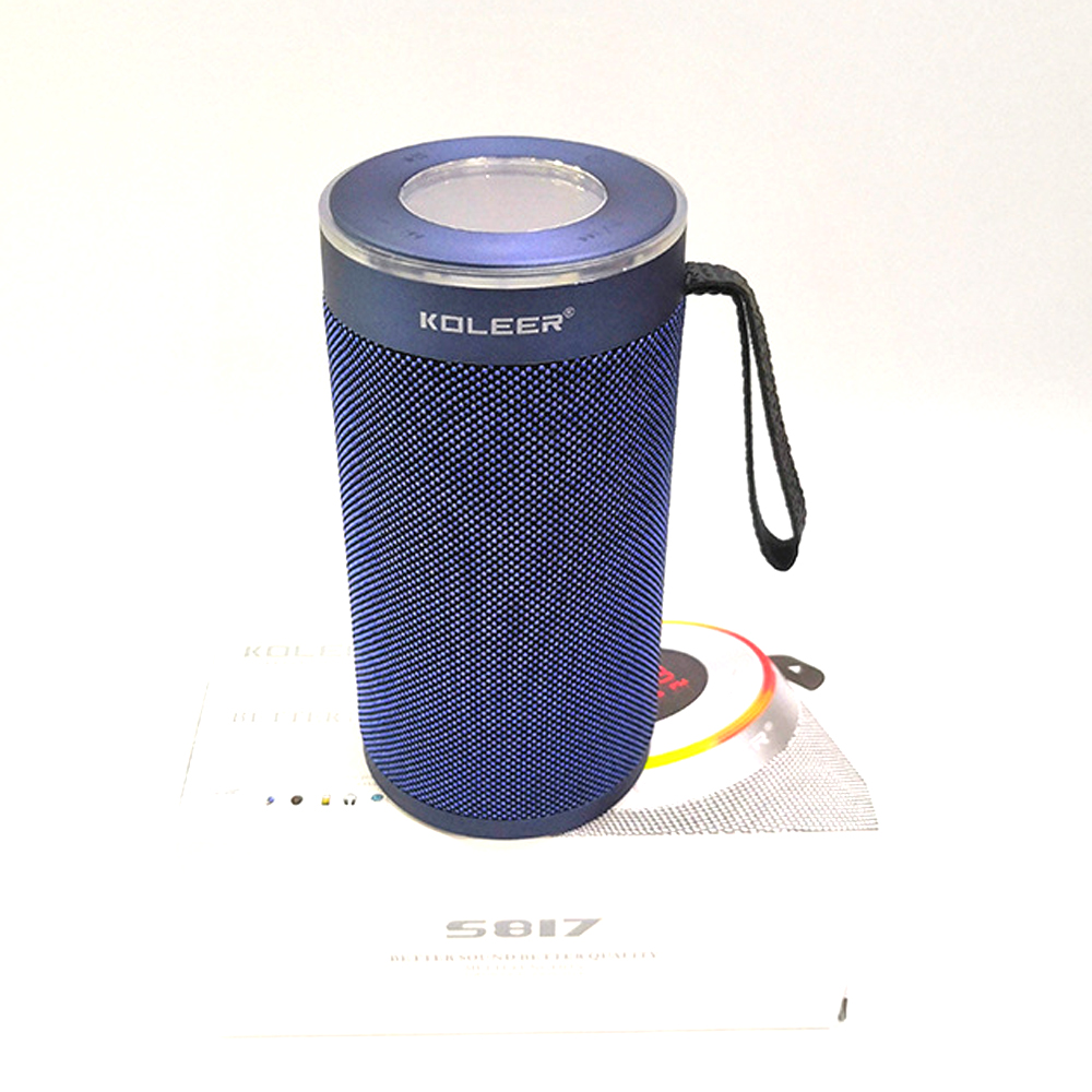 Upgrade Listening Experience with Powerful Wireless Portable SPEAKER S817 (Blue)