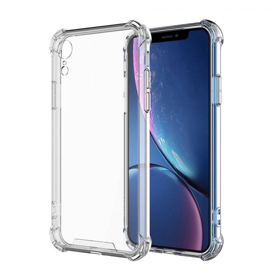 Crystal Clear Edge Bumper Strong Protective Case for Apple iPHONE XR (Clear)