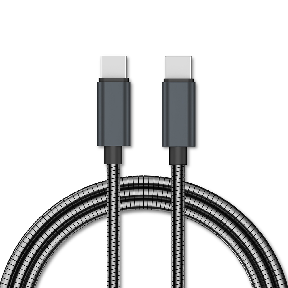 USB-C to Lightning Cable: 3.3ft Aluminum Braided, Fast Charging for iPhone & iPad (Black)