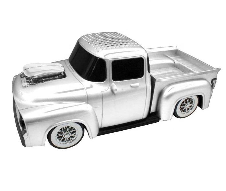 Pickup Truck Design Portable Bluetooth Speaker with FM Radio WS538 - Silver