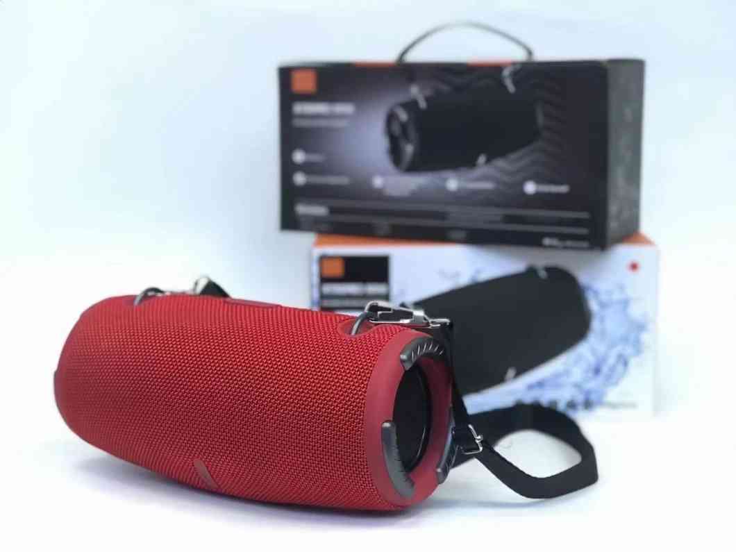 Xtreme3 Mini Drum Style Outdoor Wireless FM Radio Bluetooth SPEAKER (Red)