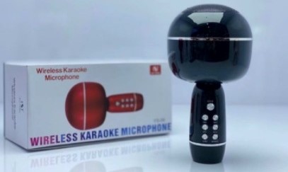Karaoke Sing MUSIC Microphone Portable Handheld Bluetooth Speaker KTV YS09 (Black)