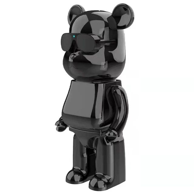 Cool SUNGLASSES Robot Bear Body Wireless Bluetooth Speaker B2 (Black)
