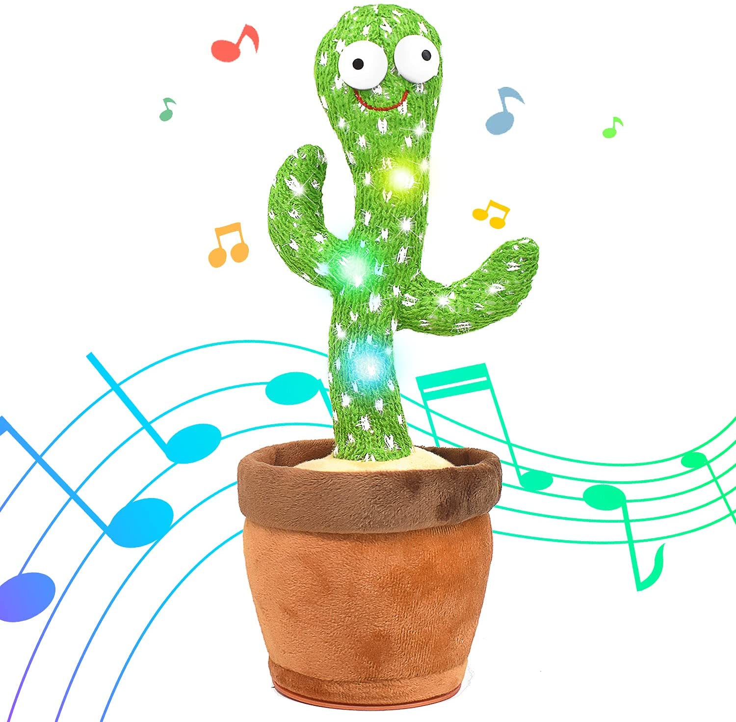 Dancing Singing Funny Cactus Bluetooth Wireless SPEAKER Toy Song Recording