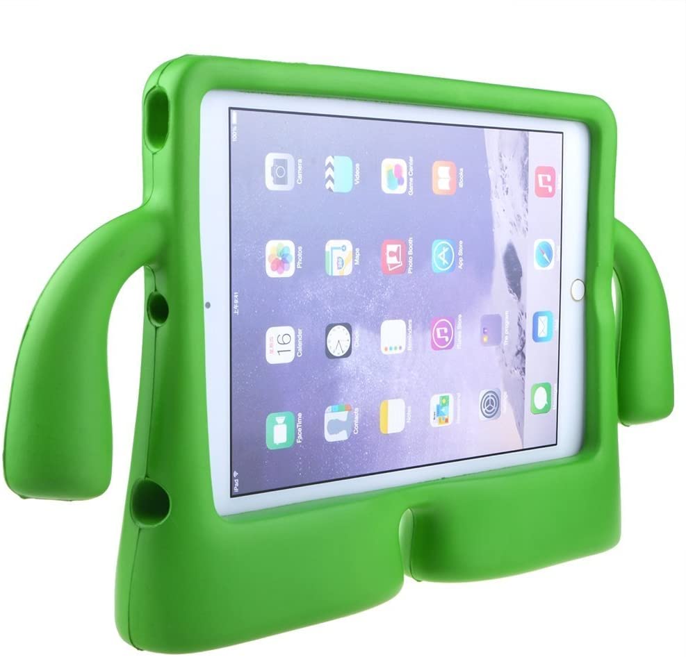 Silicone Standing Monster With HANDLE Shockproof Durable Protective Cover Case For Kids for Apple