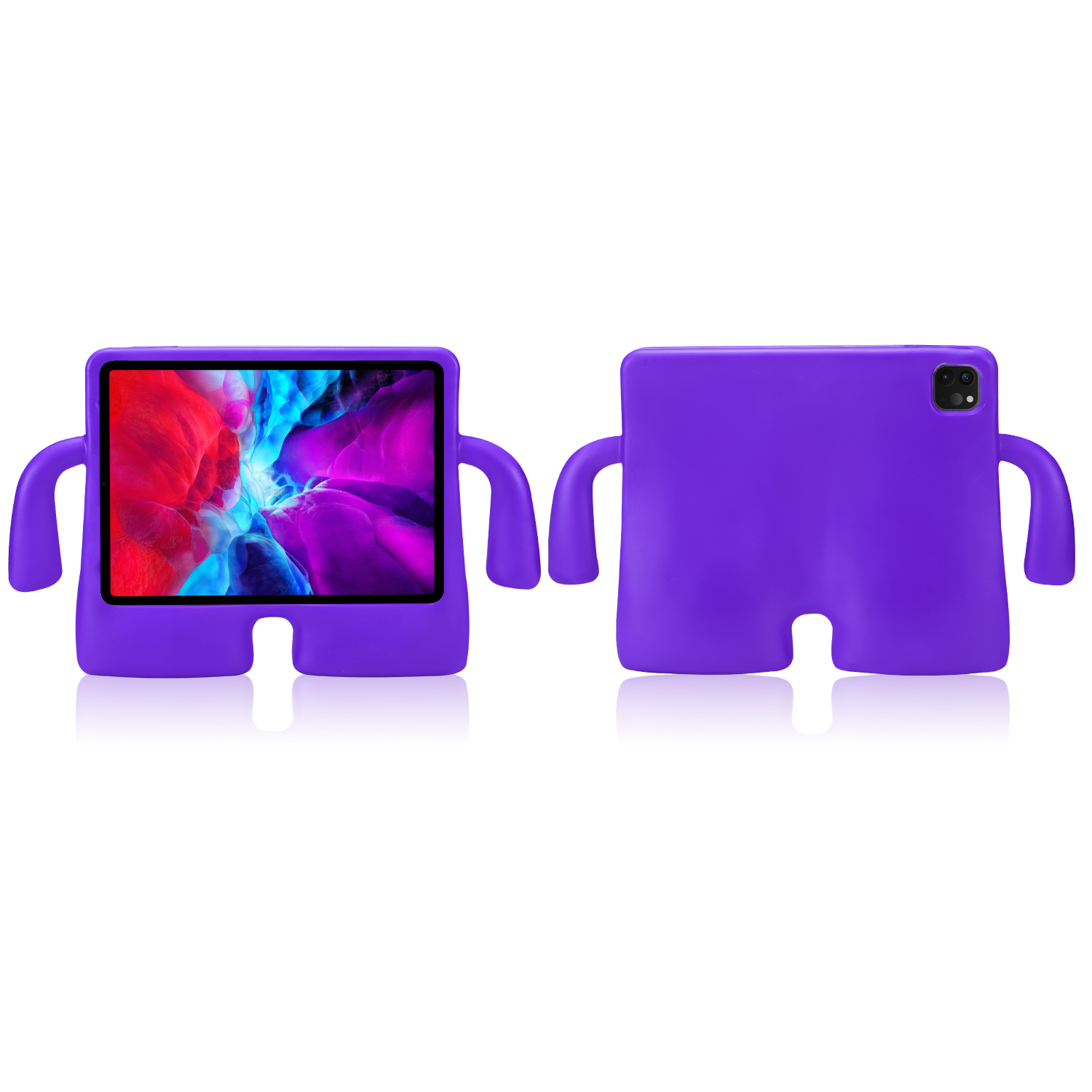 Silicone Standing Monster With HANDLE Shockproof Durable Protective Cover Case For Kids for Apple
