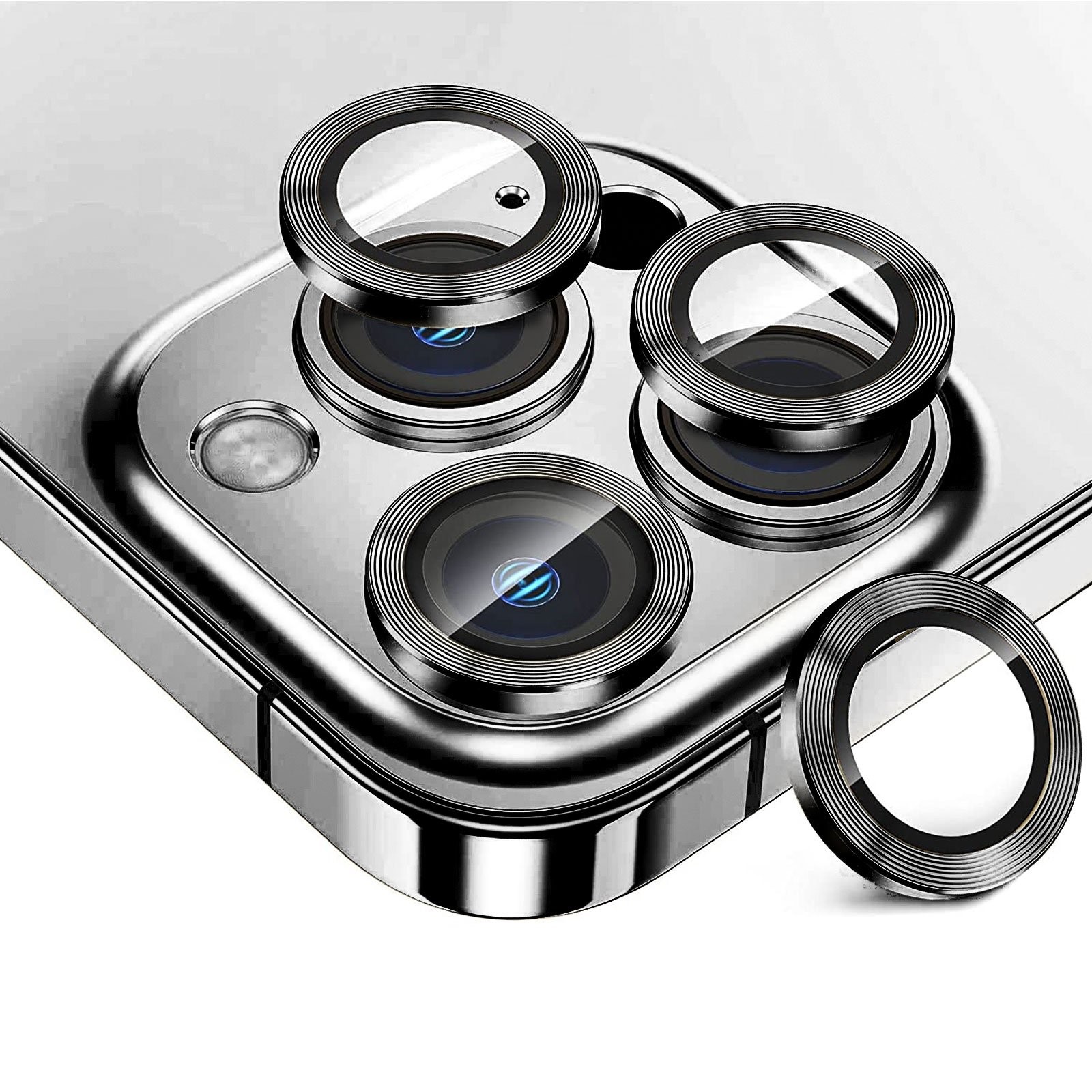 Premium Tempered Glass Camera Lens Protector for iPHONE 14 / 14 Plus (Black)