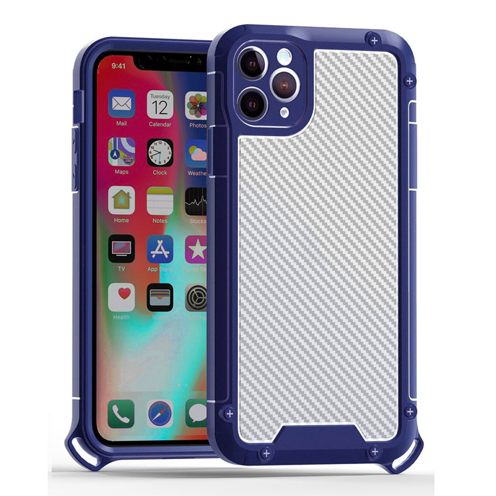 Tuff Bumper Edge Shield Protection Armor Case for Apple iPHONE 11 [6.1] (Navy Blue)