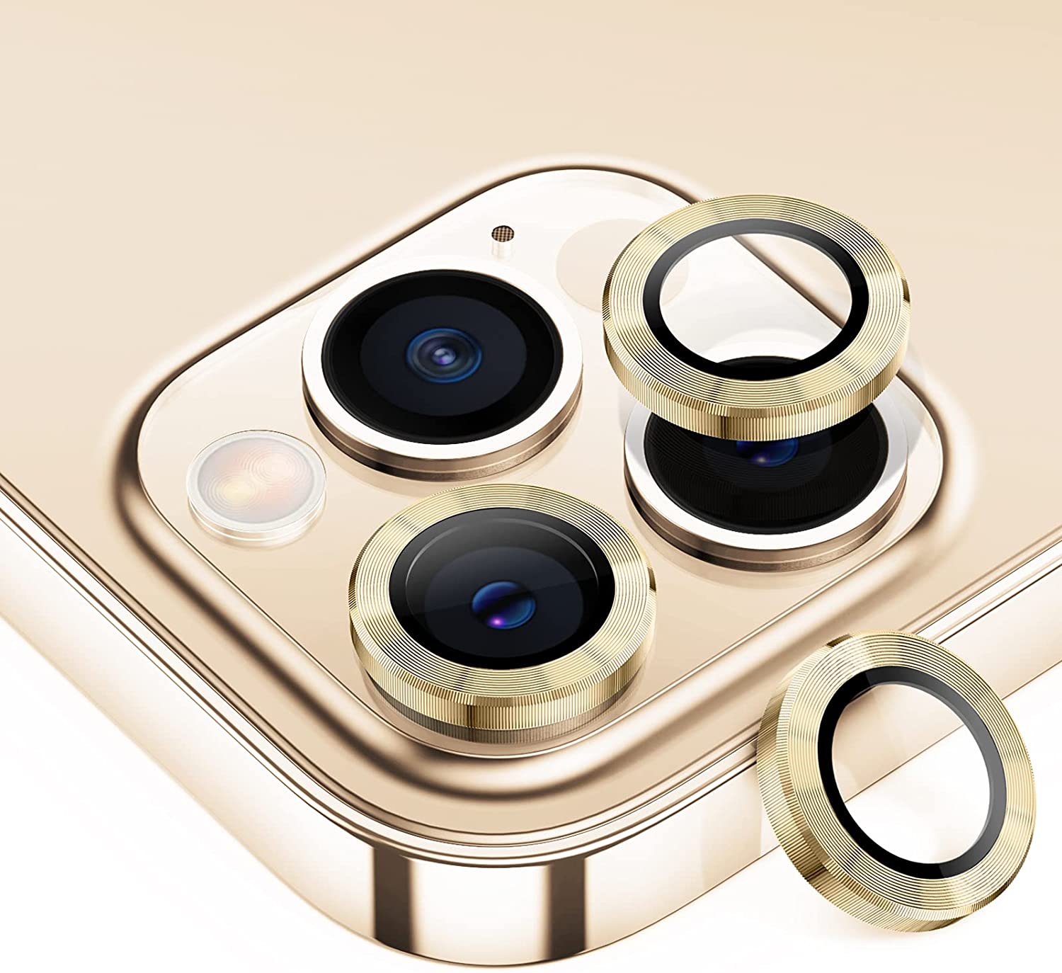 ''Premium Guard Titanium Alloy HD Tempered Glass Camera Lens Protector for Apple iPhone 13 Pro,''''''''''