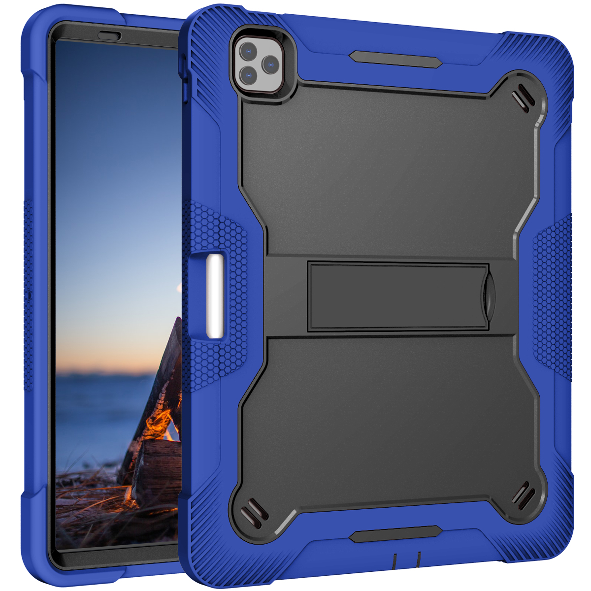 Heavy Duty Full Body Shockproof Protection Kickstand Hybrid Tablet Case Cover for Apple iPad Pro