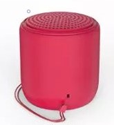 Small Portable Bluetooth Wireless SPEAKER with Carrying Strap Mini-M5 (red)