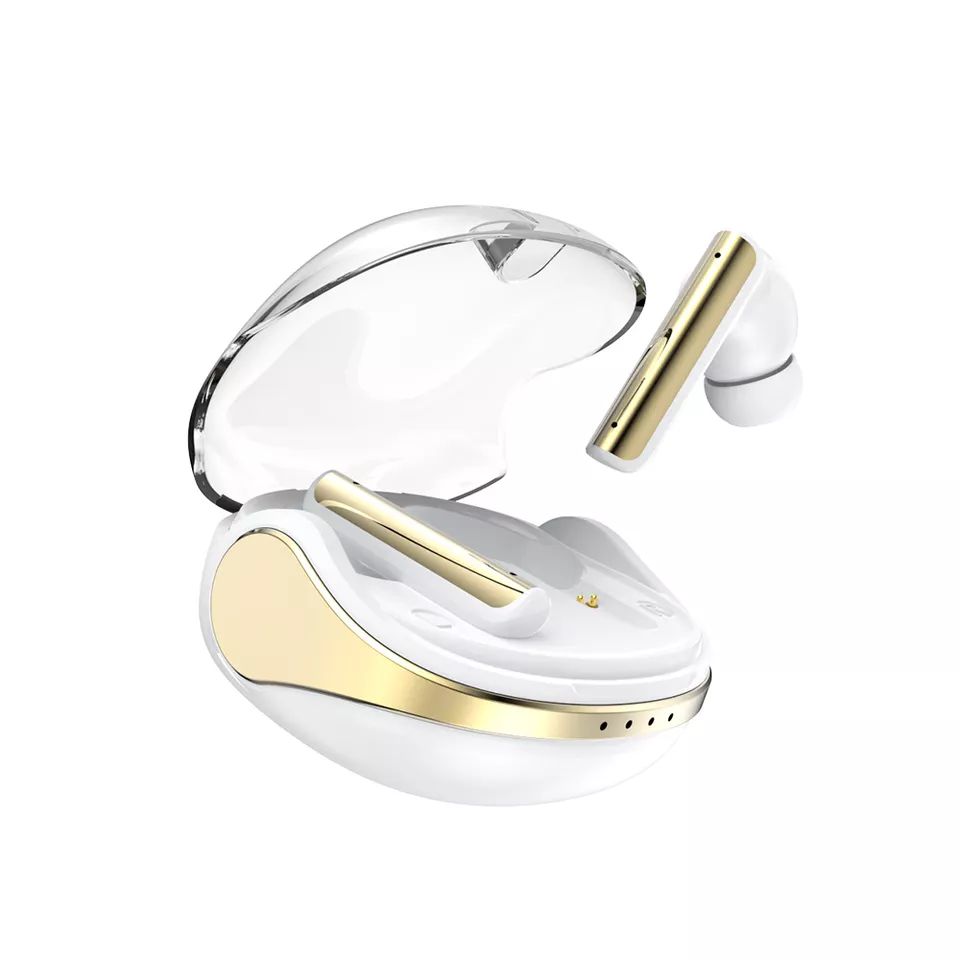 TWS In Ear Bluetooth Wireless Headphone EARBUDS Gaming Headset (White)