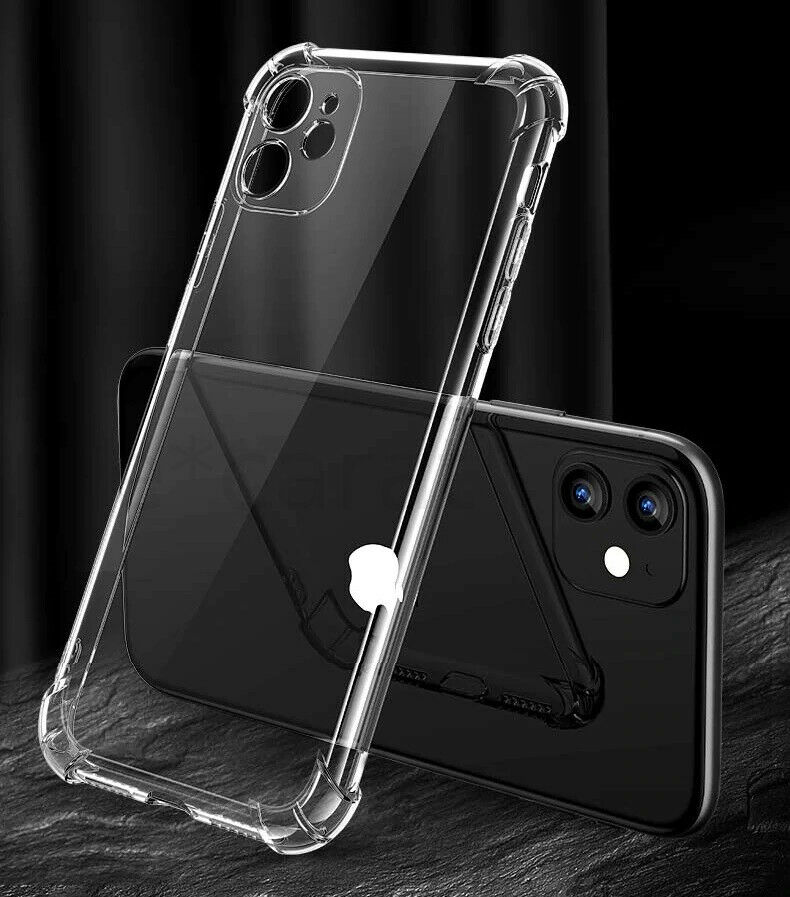 Crystal Clear Hard Bumper Strong Protective Case for Apple iPHONE 11 [6.1] (Clear)