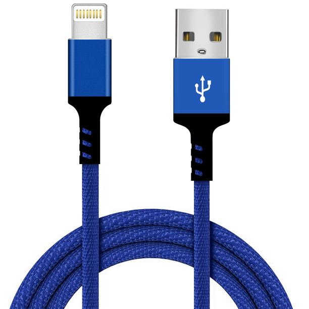 iPHONE Lightning 8PIN IOS USB 2.4A Durable Braided Cloth USB Cable