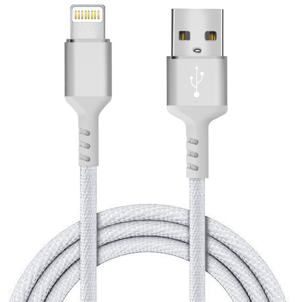 iPHONE Lightning 8PIN IOS USB 2.4A Durable Braided Cloth USB Cable