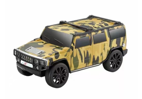 Camo SUV Music CAR Bluetooth Speaker with LED Light - Portable Wireless AUDIO for Phone (WS590)