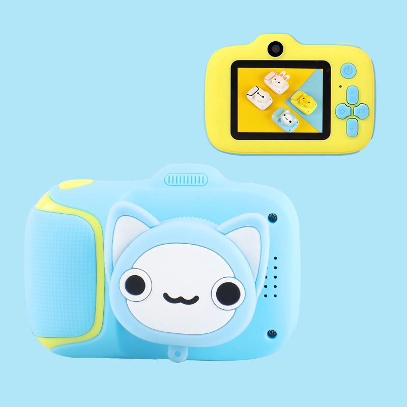 1080P Mini Kid CAMERA: Blue Cat DIGITAL Video Cam with Games for Children's Indoor/Outdoor Play