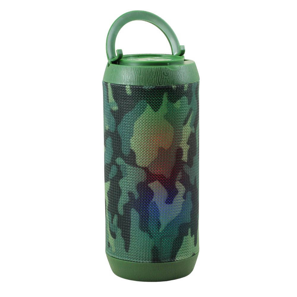 LED Color Light Wireless Bluetooth Portable SPEAKER with Colorful Display A1 (camo)