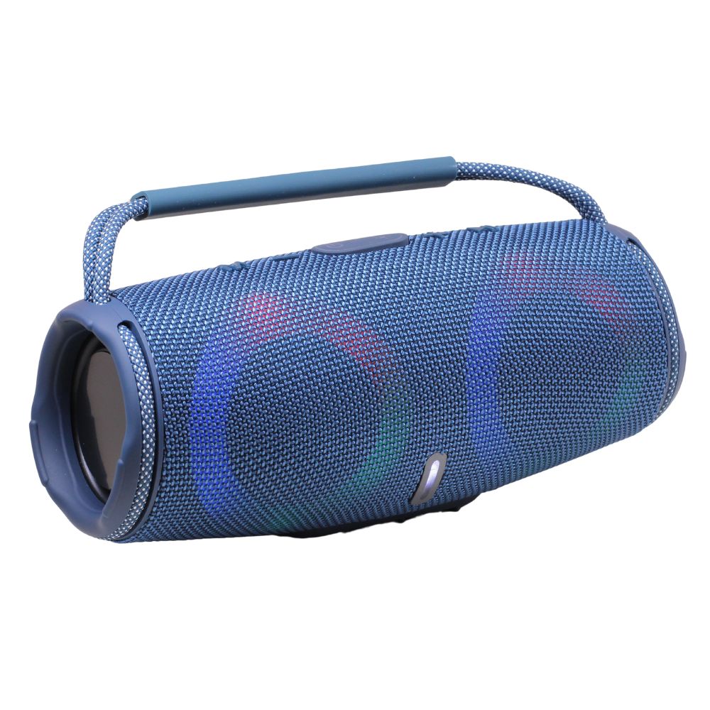 Portable Drum Bluetooth Speaker w/HANDLE - Outdoor Wireless Sound System CHARGE7S - Blue