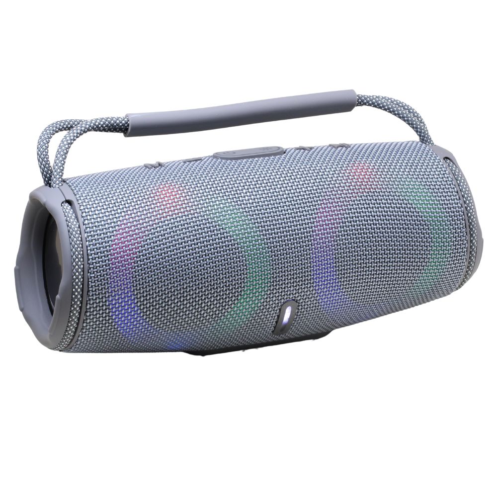 Portable Drum Bluetooth Speaker with HANDLE - Wireless Outdoor Sound System CHARGE7S - Gray