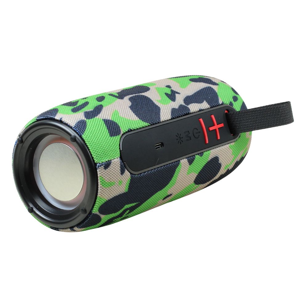 ChargeP2Pro Portable Bluetooth Speaker RGB LED Light Hi-Fi Sound Wireless Audio Device - Camo