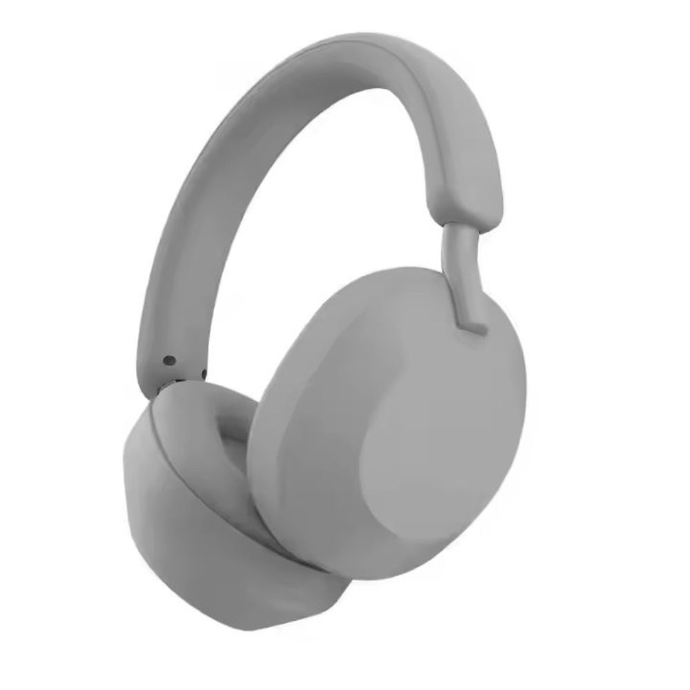 Foldable Bluetooth HEADPHONES WHXM5 with Mic & Noise Reduction, Plush Earcups - Champagne Gray
